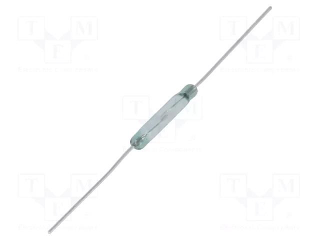 Reed switch; Range: 10÷15AT; Pswitch: 10W; Ø2x10mm; 0.5A; max.200V MEDER KSK1A87-1015