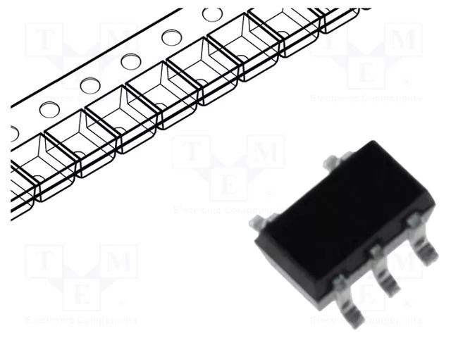IC: digital; buffer,non-inverting,line driver; Ch: 1; CMOS; SMD NEXPERIA 74HC1G126GV.125