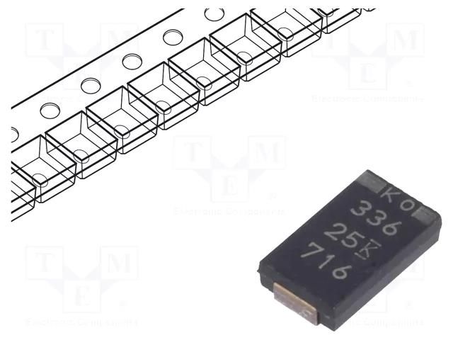 Capacitor: tantalum-polymer; low ESR; 4.7uF; 63VDC; D; 2917; SMD KEMET T521D475M063ATE075