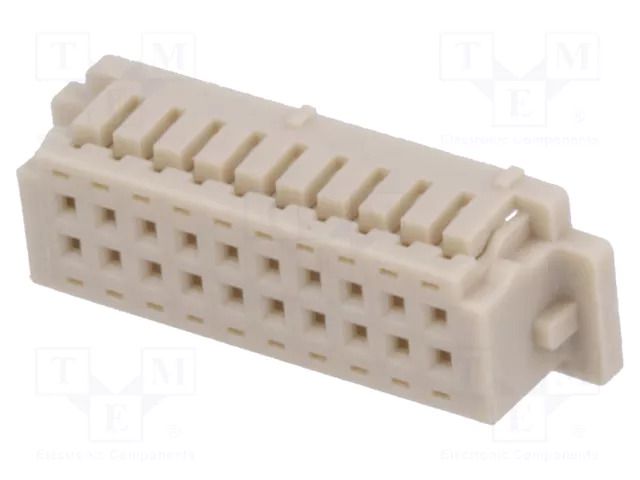 Connector: wire-board; plug; female; PIN: 20; SignalBee; straight HIROSE DF13-20DS-1.25C