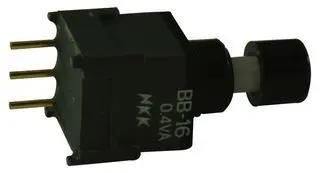 SWITCH, PUSHBUTTON, NON-ILLUMINATED, SPDT, 0.1A, 28VAC BB16AP-FA