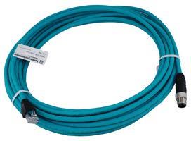 ETHERNET/IP CORDSET, M12 4 POSITION MALE TO RJ45 PLUG, 10M 0985 706 103/10M