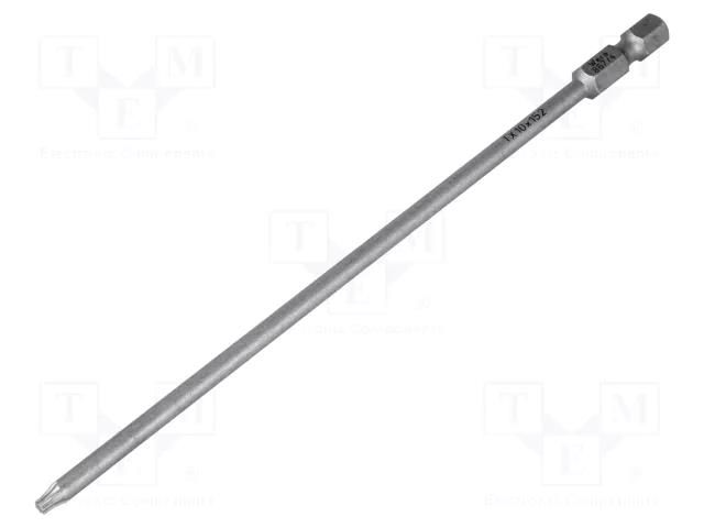 Screwdriver bit; Torx®; TX10; Overall len: 152mm WERA WERA.867/4Z/10