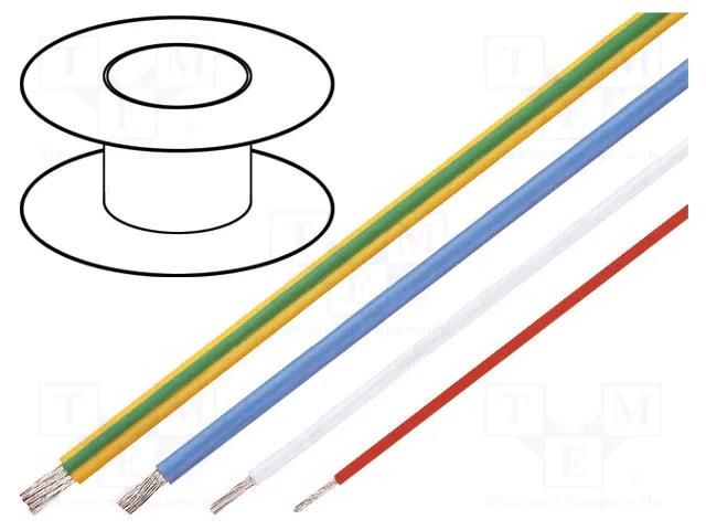 Wire; HELUTHERM® 145; 1x1.5mm2; stranded; Cu; red; -55÷145°C HELUKABEL HTERM145-1.5RD