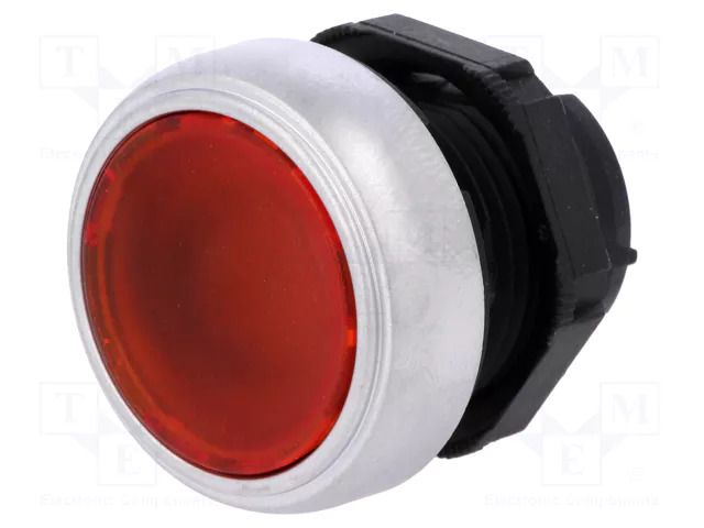 Switch: push-button; 22mm; Stabl.pos: 1; red; IP66; flat; Platinum LOVATO ELECTRIC LPCBL104