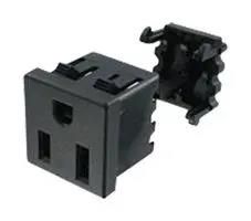 CONNECTOR, PWR ENTRY, RCPT, 15A, 125V 739W-X2/40