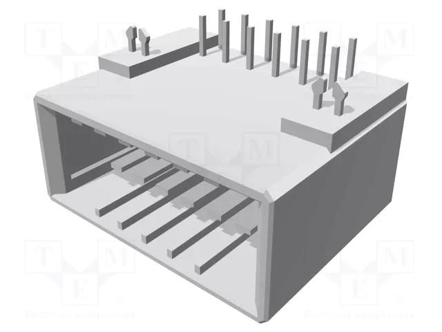 Connector: wire-board; socket; male; PIN: 12; Dynamic D-3100D; THT TE Connectivity 178306-2