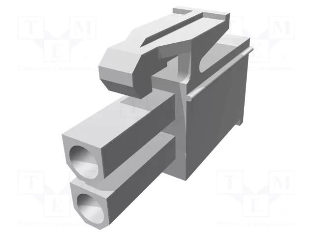 Connector: wire-wire; plug; female; PIN: 2; 600V; for cable; 4.14mm TE Connectivity 172336-1