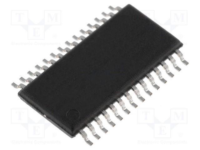 IC: microcontroller; TSSOP28; Interface: I2C,JTAG,SPI x2,UART TEXAS INSTRUMENTS MSP430F2122TPW