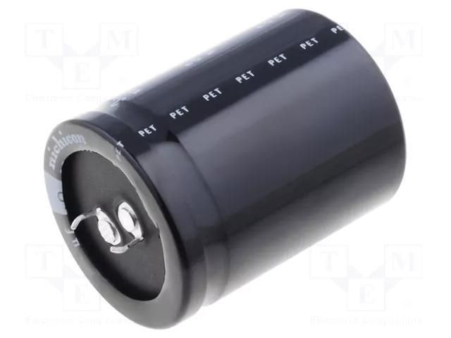 Capacitor: electrolytic; SNAP-IN; 100uF; 450VDC; Ø22x30mm; ±20% NICHICON LGW2W101MELZ30