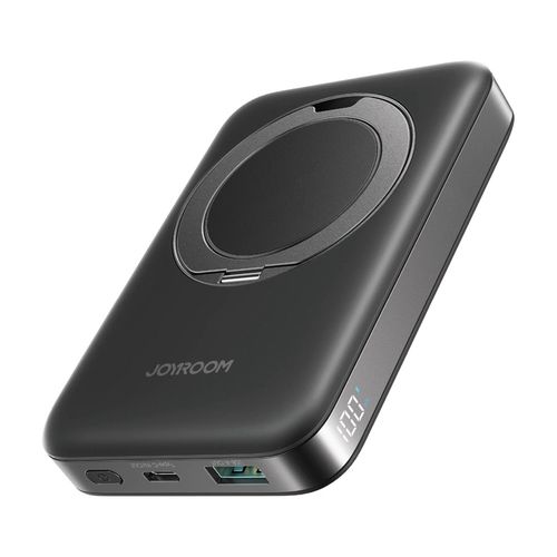 Joyroom magnetic wireless powerbank JR-PBM12 22.5W with handle (black), Joyroom JR-PBM12