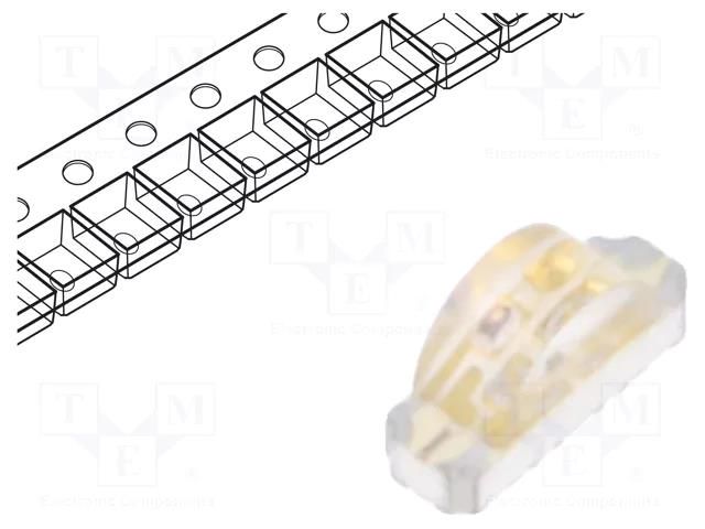 LED; RGB; SMD; 1206; 3x1.5x1mm; 100°; 25mA; λd: 470nm,525nm,624nm EVERLIGHT 12-23C/R6GHBHC-A01