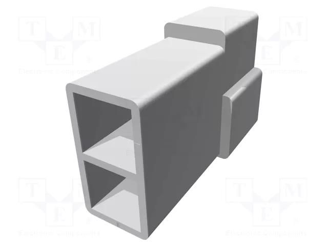 Terminals cover; male; for push-on 6.3mm connectors with lock TE Connectivity 1-180908-0