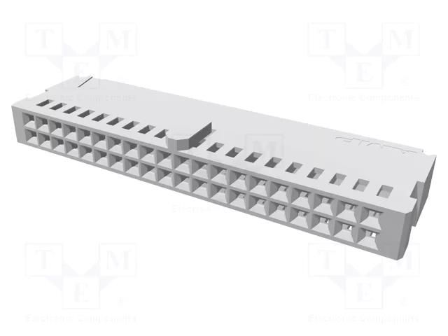 Connector: wire-board; plug; female; AMPMODU MOD IV; 2.54mm; 2x20 TE Connectivity 102387-9