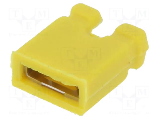 Connector: pin strips; jumper; female; 2.54mm; 1x2; Type: open NINIGI JUMPER-Y