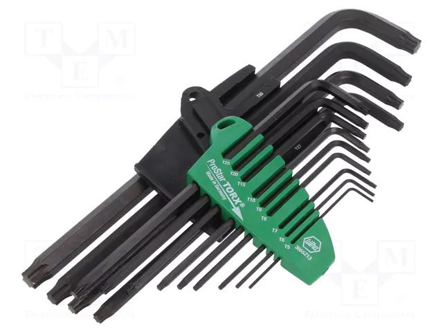 Wrench: Torx®-set; Chrom-vanadium steel; 13pcs. WIHA WIHA.366SZ13
