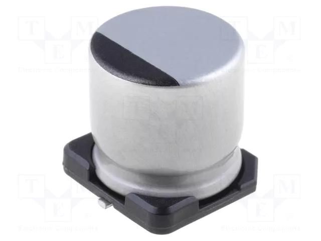 Capacitor: electrolytic; low ESR; SMD; 22uF; 16VDC; Ø4x5.8mm; ±20% NICHICON UCD1C220MCL6GS