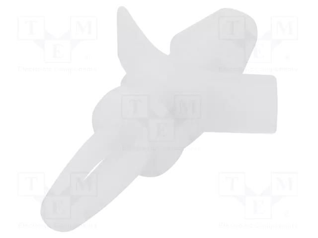 PCB distance; polyamide; L: 6.4mm; snap fastener; natural DREMEC DR8G813V40347