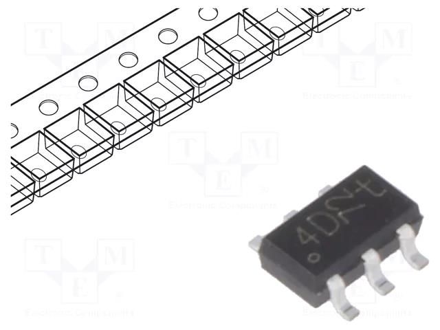 Diode: TVS array; 7.5V; unidirectional; SC74,SOT457,TSOP6 NEXPERIA PRTR5V0U4D.125