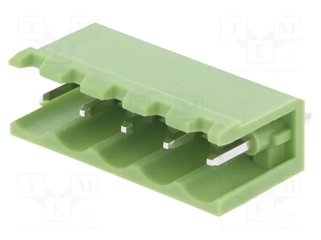 Connector: pluggable terminal block; socket; male; 15A; 300V; THT XINYA TBG-5-PB-5P-GN