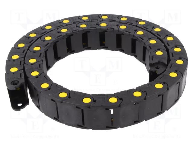 Cable chain; MEDIUM; Bend.rad: 80mm; L: 990mm; Int.height: 18mm BREVETTI SR300A025080