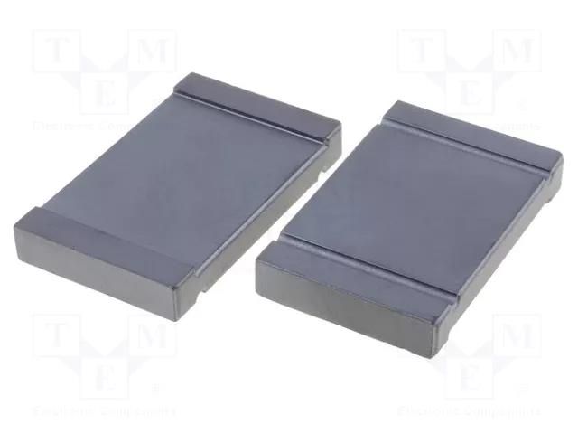 Ferrite: two-piece; 80Ω; A: 55.1mm; B: 6.35mm; C: 28.5mm; D: 43.7mm RICHCO RFP1-34-28-A5