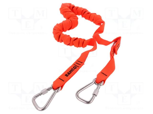 Lanyard; for working at height; 1.2m; max.6kg BAHCO SA.3875-LY8