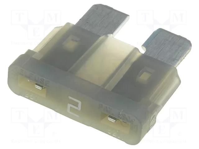 Fuse: fuse; 2A; 32VDC; automotive; 19mm; ATOF LITTELFUSE 0287002.PXCN