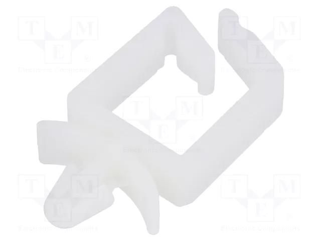 Snap handle; polyamide; natural; UL94V-2; Mounting hole: Ø4.8mm KSS WIRING KWS-1