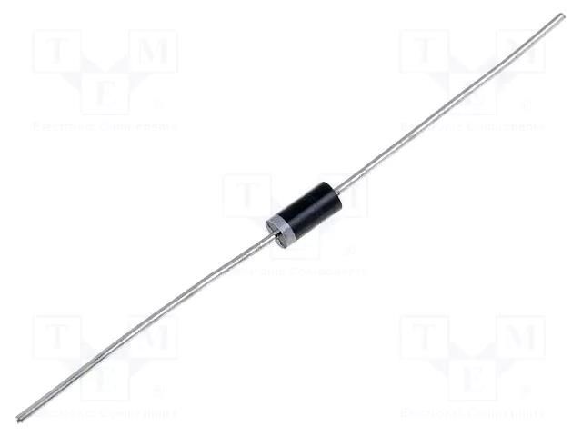 Diode: rectifying; THT; 400V; 2A; Ammo Pack; Ifsm: 70A; DO15 DC COMPONENTS RL204-DC
