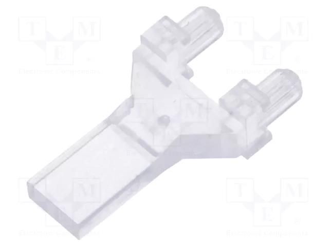 Fiber for LED; 2x5mm; L: 15mm; No.of mod: 1; rectangular MENTOR 1274.1011