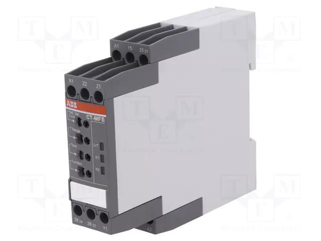 Timer; 0,05s÷300h; SPDT x2; 250VAC/4A; Usup: 24÷240VAC; 24÷240VDC ABB 1SVR730010R0200