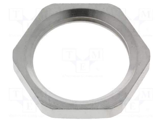 Nut; M16; brass; Thk: 3mm; Spanner: 19mm; Thread: metric; Pitch: 1.5 LAPP SKINDICHT-SM-M16