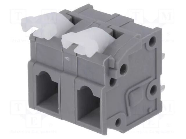 Connector: PCB terminal block; terminal; 15A; 300V; straight; grey DEGSON ELECTRONICS DG242V-7.5-02P