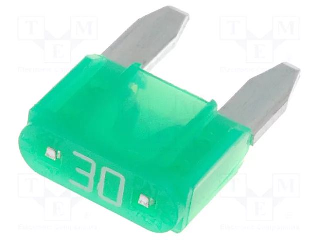 Fuse: fuse; 30A; 32VDC; automotive; 10.9mm; Mini; MINI LITTELFUSE 0297030.WXNV