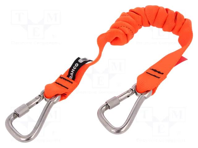 Lanyard; for working at height; 1m; max.12kg BAHCO SA.3875-LY10