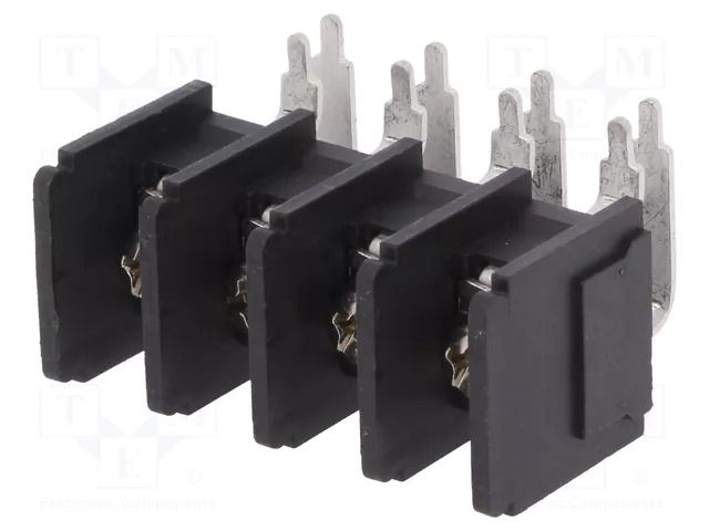 Connector: PCB terminal block; terminal; 32A; 750V; angled 90° DEGSON ELECTRONICS DG66RT-04P