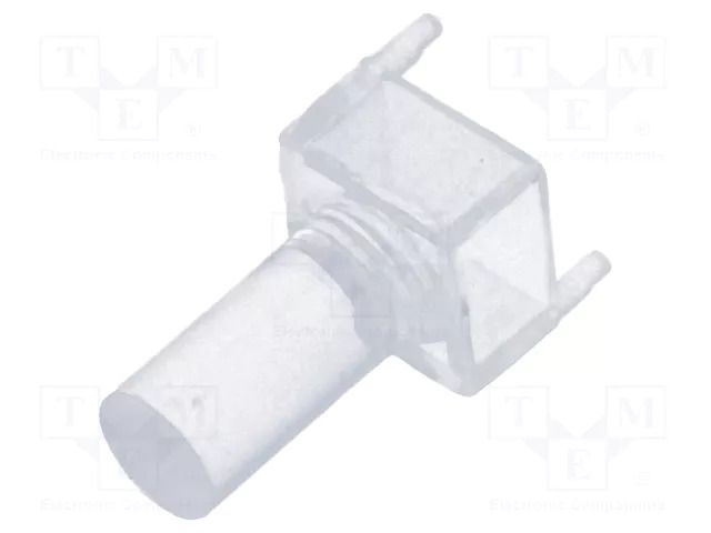 Fiber for LED; Ø3mm; L: 8.89mm; round; Front: flat BIVAR VLP-350-F
