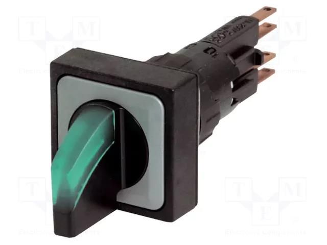 Switch: rotary; 16mm; RMQ-16 EATON ELECTRIC Q25LWK3R2-GN