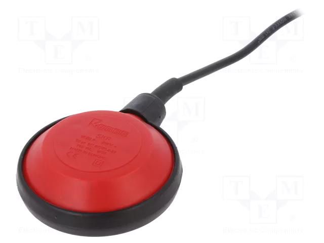 Sensor: liquid level; max.85°C; OUT: NO + NC; lead; IP68; 10A; 0.5m EMAS T0-SKF-0.5
