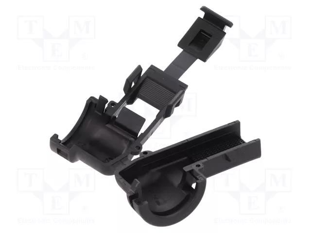 Cable hood and fastener; angled 90°; 1.5mm System,2.5mm System TE Connectivity 965576-1