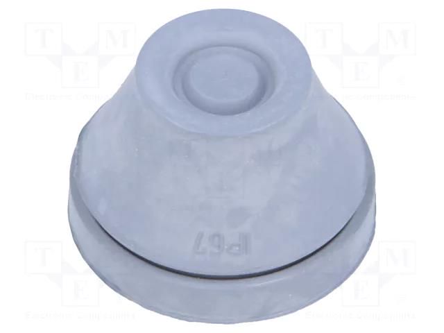 Grommet; with bulkhead; Ømount.hole: 30mm; EPDM; grey; Size: M32 SCHNEIDER ELECTRIC IMT36183