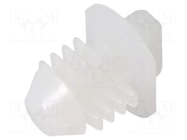 Holder; push-in; polyamide; UL94V-2; natural; Cutout: Ø7.9mm FIX&FASTEN FIX-CCMF-1