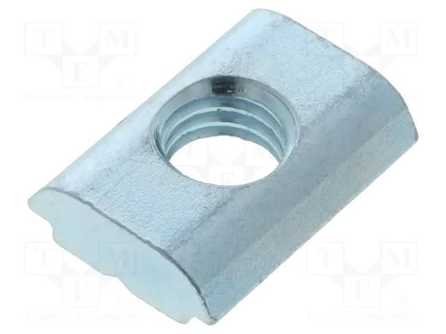 Nut; for profiles; Width of the groove: 10mm; steel; zinc; T-slot FATH FA-096168