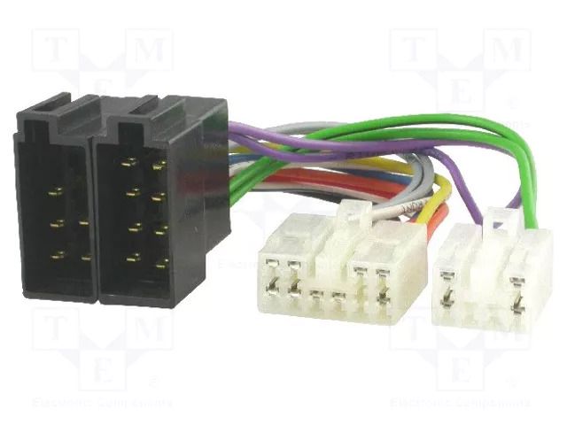 Connector; radio,ISO; Daihatsu,Lexus,Toyota,VW; PIN: 16 4CARMEDIA ZRS-104