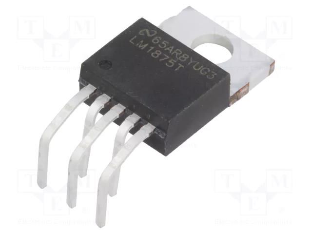 IC: audio amplifier; Pout: 25W; 16÷60VDC; Ch: 1; Amp.class: AB; 8Ω TEXAS INSTRUMENTS LM1875T/LF02