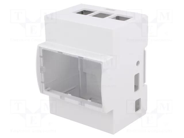 Enclosure: for computer; ODROID C1+; ABS,polycarbonate; grey ITALTRONIC IT-25.0410000.OCP