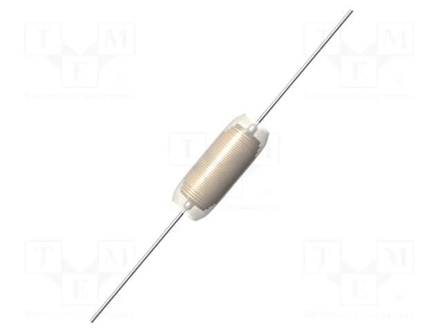 Inductor: wire; THT; 10uH; 5A; 0.042Ω; Ø8x26mm; ±20%; Leads: axial FASTRON 77A-100M-00