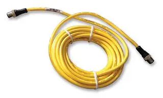 M12 DOUBLE ENDED CORD SET, SSA-EB SERIES E-STOP PB DEE2R-825D.