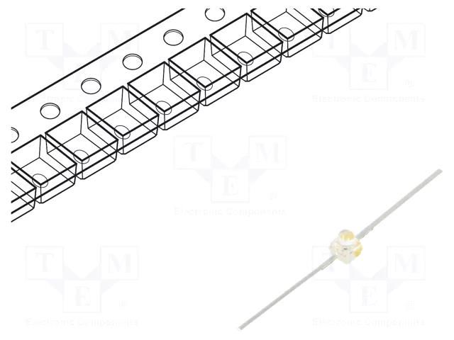 LED; yellow; SMD; Gull wing; 2000÷3000mcd; 1.8÷2.6VDC; 10°; 20mA OPTOSUPPLY OSY5212411C